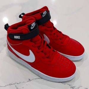 Nike Air Force 1 Red & White Size 3